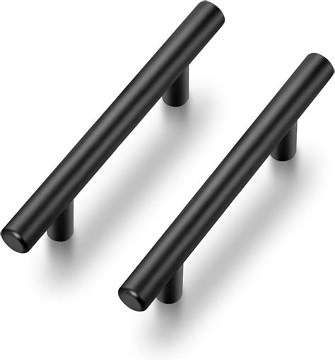 cabinet bar pulls black stainless steel finish|matte cabinet pulls.